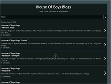 Tablet Screenshot of houseofboysblogs.blogspot.com