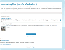 Tablet Screenshot of noommuaythai.blogspot.com