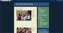 Desktop Screenshot of mrsholmslifescienceblog.blogspot.com