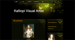 Desktop Screenshot of kalliopiartist.blogspot.com
