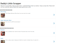 Tablet Screenshot of daddyslittlescrapper.blogspot.com