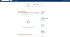 Desktop Screenshot of crafthead.blogspot.com