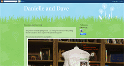 Desktop Screenshot of danielleanddave.blogspot.com