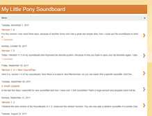 Tablet Screenshot of mlpsoundboard.blogspot.com