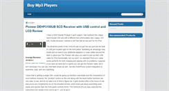 Desktop Screenshot of buymp3players.blogspot.com