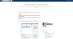 Desktop Screenshot of geosciencetechspot.blogspot.com