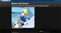 Desktop Screenshot of marltonrealestate.blogspot.com