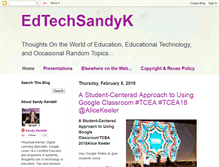 Tablet Screenshot of edtechsandyk.blogspot.com