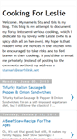 Mobile Screenshot of cookingforleslie.blogspot.com