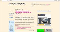 Desktop Screenshot of indiadoption.blogspot.com