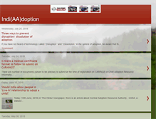 Tablet Screenshot of indiadoption.blogspot.com