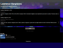 Tablet Screenshot of lawrencehargraves.blogspot.com