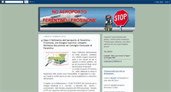 Desktop Screenshot of noaeroporto-ferentino-frosinone.blogspot.com