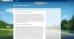 Desktop Screenshot of bestcablemodem.blogspot.com