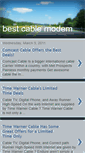 Mobile Screenshot of bestcablemodem.blogspot.com