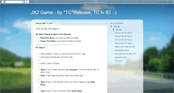 Desktop Screenshot of jx2game.blogspot.com