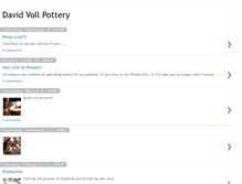 Tablet Screenshot of davidvollpottery.blogspot.com