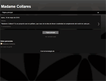 Tablet Screenshot of madamecollares.blogspot.com