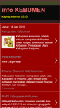 Mobile Screenshot of info-kebumen-jateng.blogspot.com