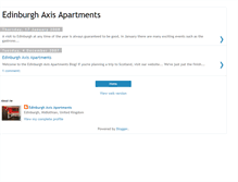 Tablet Screenshot of edinburghaxisapartments.blogspot.com