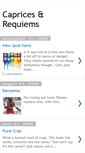 Mobile Screenshot of caprices-n-requiems.blogspot.com