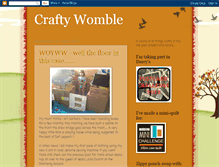 Tablet Screenshot of craftywomble.blogspot.com