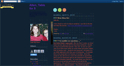Desktop Screenshot of allentablefor5.blogspot.com