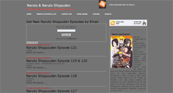 Desktop Screenshot of newshippuden.blogspot.com