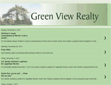 Tablet Screenshot of greenviewrealty.blogspot.com
