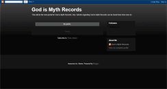 Desktop Screenshot of godismythrecords.blogspot.com