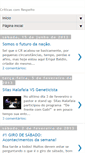 Mobile Screenshot of criticascomrespeito.blogspot.com