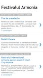 Mobile Screenshot of festivalul-armonia.blogspot.com