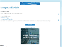 Tablet Screenshot of maasinizaekgelir.blogspot.com
