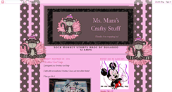 Desktop Screenshot of msmarascraftystuff.blogspot.com