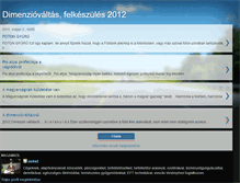 Tablet Screenshot of dimenziovaltas-felkeszules2012.blogspot.com