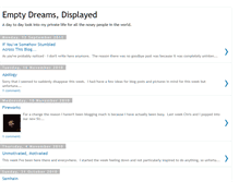 Tablet Screenshot of emptydreamsdisplayed.blogspot.com