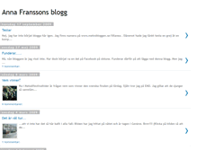 Tablet Screenshot of annafranssonsblogg.blogspot.com