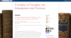 Desktop Screenshot of elizabethan-literature.blogspot.com