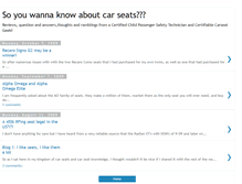 Tablet Screenshot of carseatqueen.blogspot.com