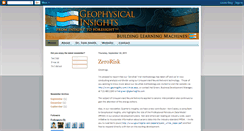 Desktop Screenshot of geophysicalinsights.blogspot.com