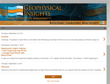 Tablet Screenshot of geophysicalinsights.blogspot.com