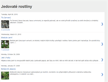 Tablet Screenshot of jedovaterostlyny.blogspot.com