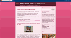 Desktop Screenshot of institutodeeducacaoce.blogspot.com