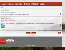 Tablet Screenshot of cheaphotelsiinindia.blogspot.com