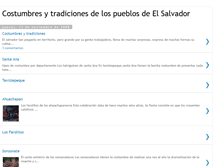 Tablet Screenshot of costumbresdeelsalvador.blogspot.com