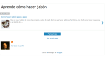 Tablet Screenshot of comohacerjabones.blogspot.com