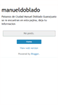 Mobile Screenshot of manueldoblado.blogspot.com