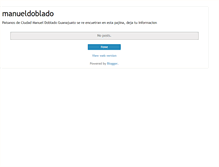 Tablet Screenshot of manueldoblado.blogspot.com