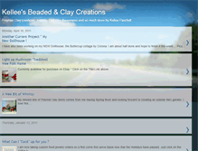 Tablet Screenshot of kelleesbeadedandclaycreations.blogspot.com