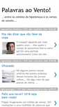 Mobile Screenshot of palavrasnoventilador.blogspot.com
